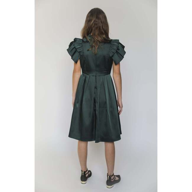 Rosalind dress, hunter green - Dresses - 4