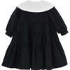 Hermione dress, black off-white - Dresses - 2