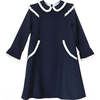 Grace dress, navy blue - Dresses - 1 - thumbnail
