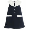 Elara dress, black and ivory - Dresses - 1 - thumbnail