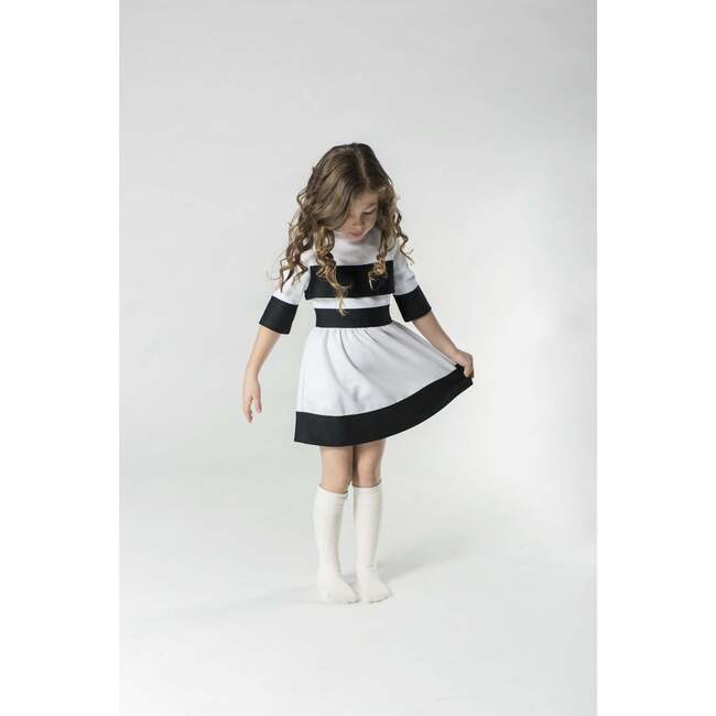 Eugenie dress, black off-white - Dresses - 3