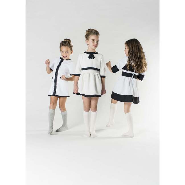 Eugenie dress, black off-white - Dresses - 4