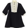 Diana dress, black ivory - Dresses - 1 - thumbnail