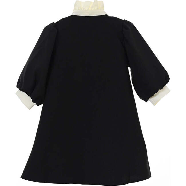 Diana dress, black ivory - Dresses - 2