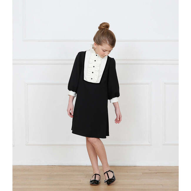 Diana dress, black ivory - Dresses - 3