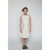 Daphne dress, ivory with gold metallic thread - Dresses - 3
