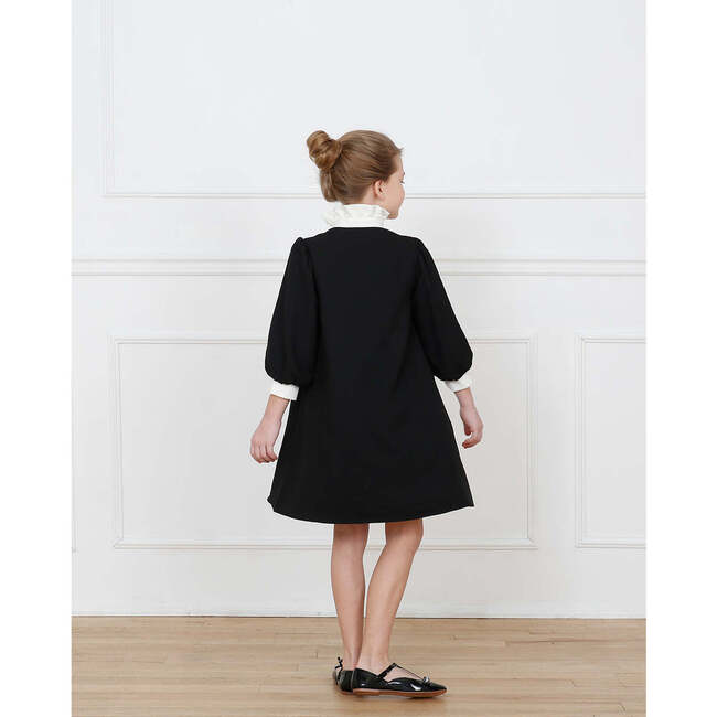 Diana dress, black ivory - Dresses - 5