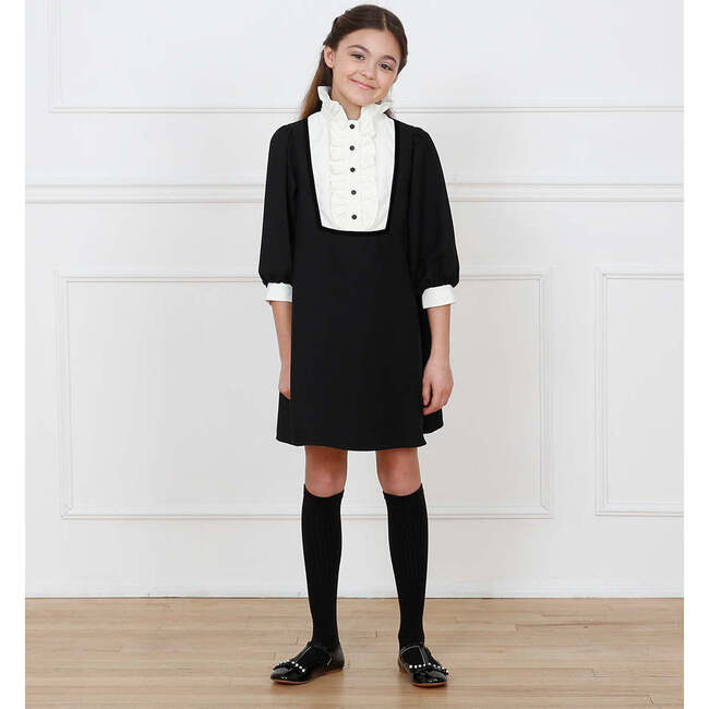 Diana dress, black ivory - Dresses - 6