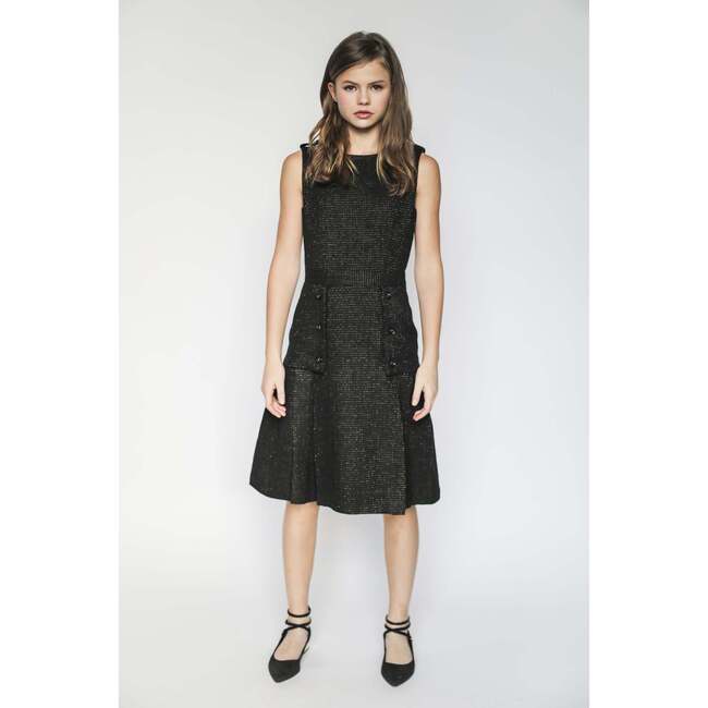 Daphne dress, ivory with gold metallic thread - Dresses - 5