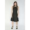 Daphne dress, black with gold metallic thread - Dresses - 3