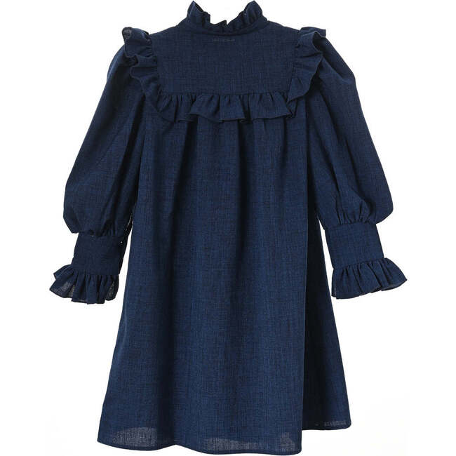 Brigitte dress, dark sapphire blue - Dresses - 2