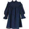 Brigitte dress, dark sapphire blue - Dresses - 2
