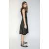 Daphne dress, black with gold metallic thread - Dresses - 4