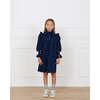 Brigitte dress, dark sapphire blue - Dresses - 4