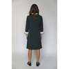 Antoinette ruffle bow dress, hunter green - Dresses - 4