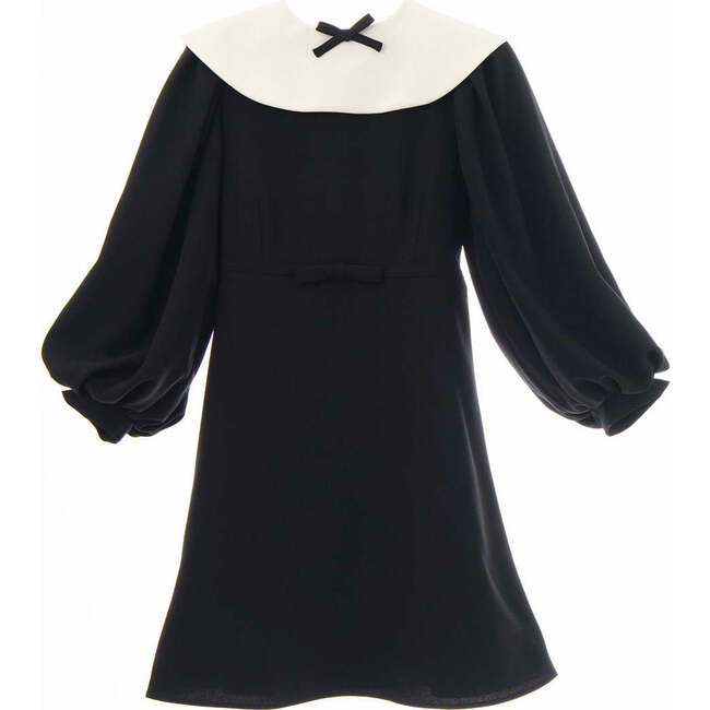 Leni dress, black ivory