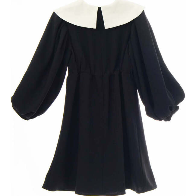 Leni dress, black ivory - Dresses - 2