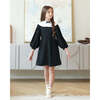Leni dress, black ivory - Dresses - 3