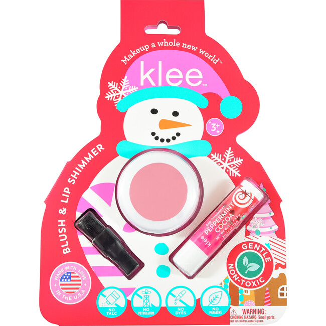Crystal Glow - Kids' Holiday Blush and Lip Shimmer Set