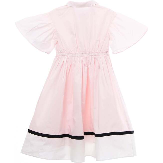 Lea Dress, Pink/White - Dresses - 3