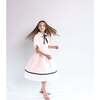 Lea Dress, Pink/White - Dresses - 4 - thumbnail