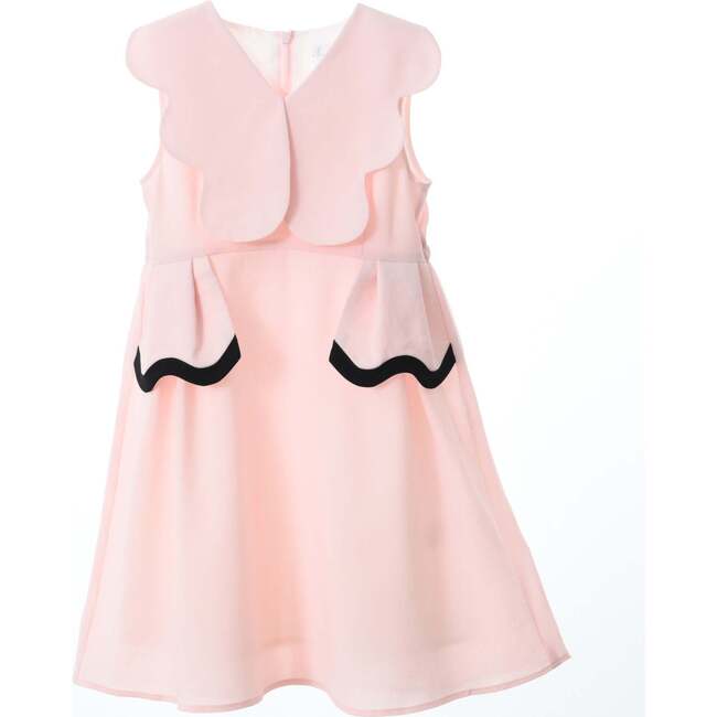 Colette Dress, Blush-Pink/Black - Dresses - 1