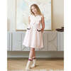 Colette Dress, Blush-Pink/Black - Dresses - 3