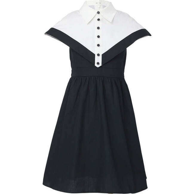 Stella dress , black/ivory - Dresses - 1
