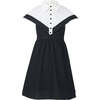 Stella dress , black/ivory - Dresses - 1 - thumbnail