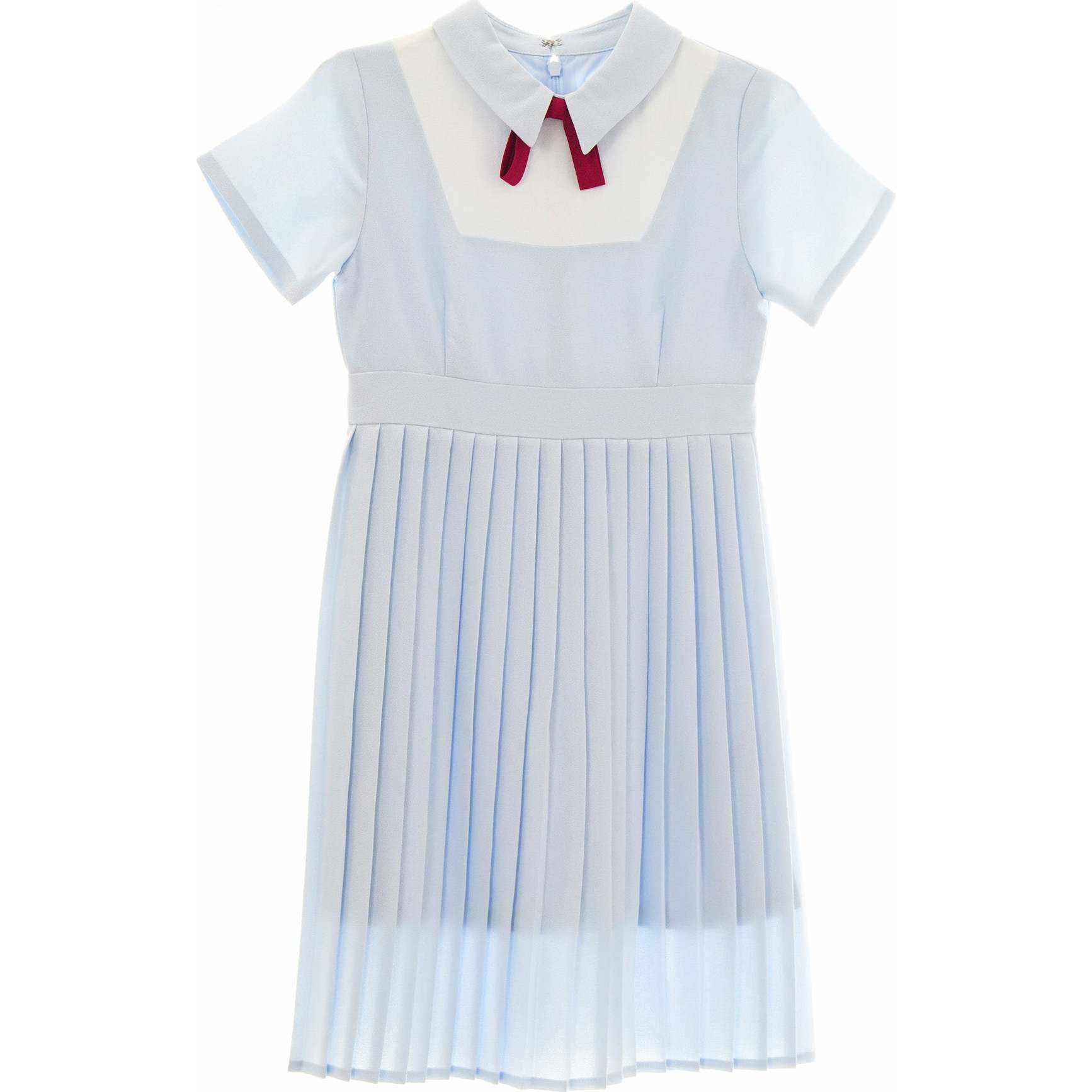 princess polly baby blue dress Emily - The Adele dress is a classic cut tea dress with a playful feel   Shop Adele : https://emilyandfin.co.uk/products/adele-blue -summer-fruits-midi-dress