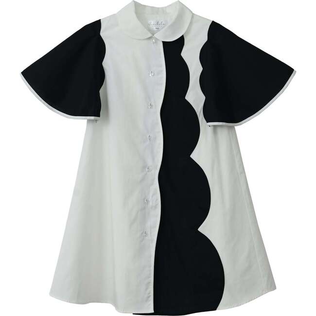 Lulu dress , off-white/black - Dresses - 1