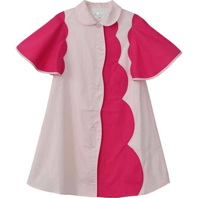 Lulu dress , blush pink/hot pink - Dresses - 1