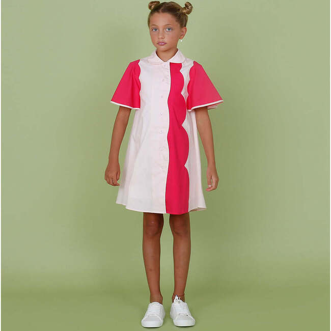 Lulu dress , blush pink/hot pink - Dresses - 3