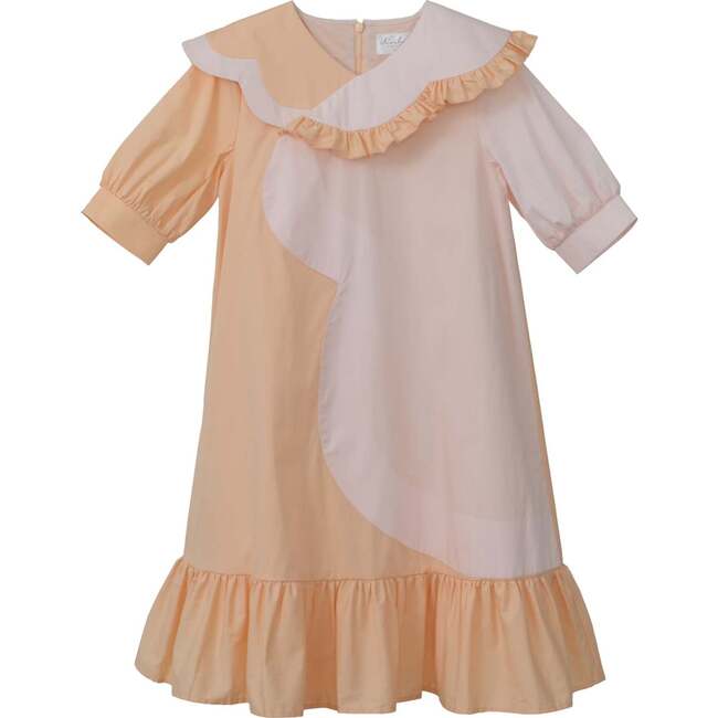 Lily dress , cantaloupe/blush pink - Dresses - 1