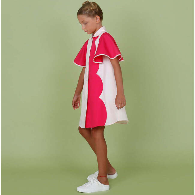 Lulu dress , blush pink/hot pink - Dresses - 4