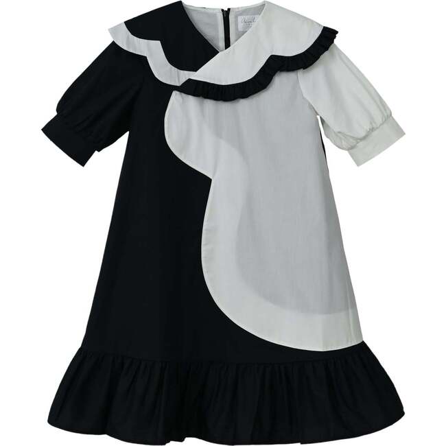 Lily dress , black/off-white - Dresses - 1