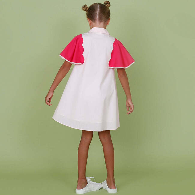 Lulu dress , blush pink/hot pink - Dresses - 5