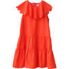 Anna dress , scarlet orange - Dresses - 1 - thumbnail