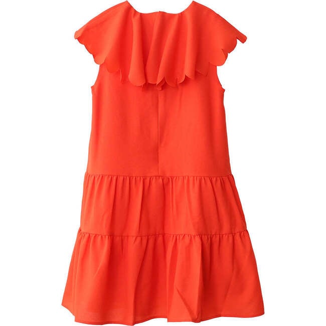 Anna dress , scarlet orange