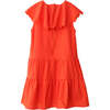 Anna dress , scarlet orange - Dresses - 2 - thumbnail