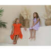 Anna dress , scarlet orange - Dresses - 4 - thumbnail