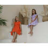 Anna dress , scarlet orange - Dresses - 5 - thumbnail