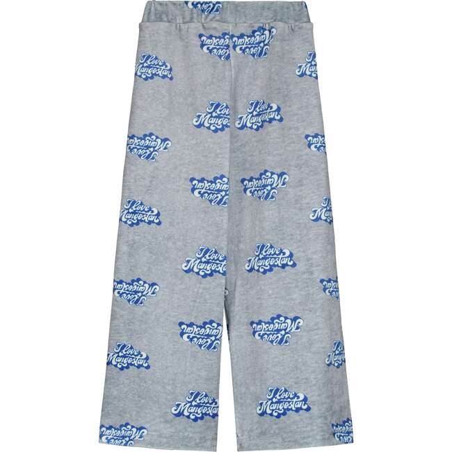 I LOVE VELVET TROUSERS, GREY - Pants - 1