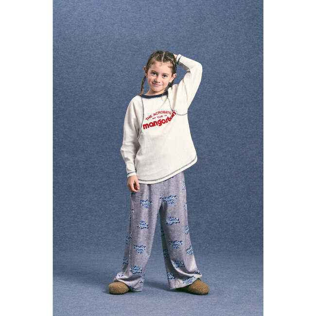 I LOVE VELVET TROUSERS, GREY - Pants - 2