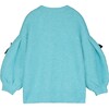 BOW KNIT CARDIGAN, SKY BLUE - Cardigans - 2
