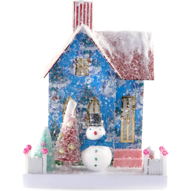 Retro Snowman Abode