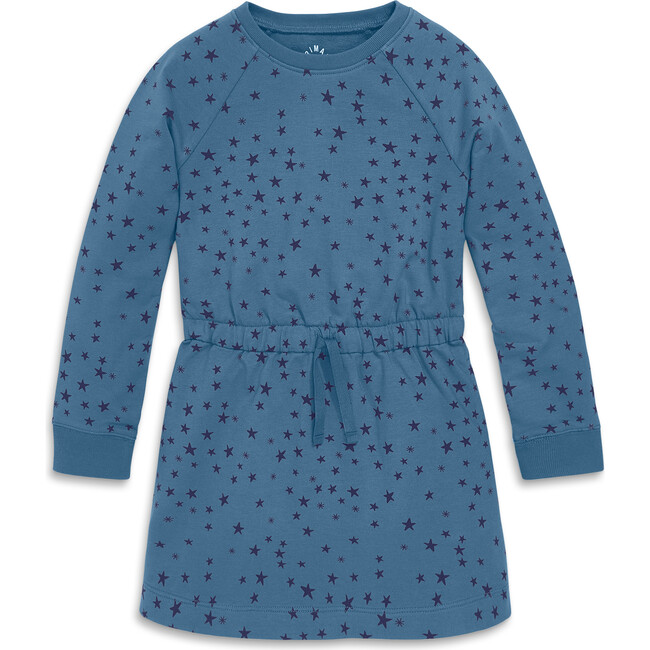 Kids Sweatshirt Dress, Moonlight Stars