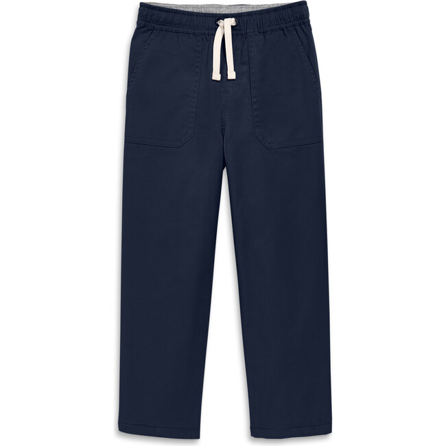 Kids Lined Stretch Chino Pocket Pant, Dark Navy