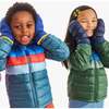 Kids Lightweight Puffer Mittens, Cherry - Gloves - 4