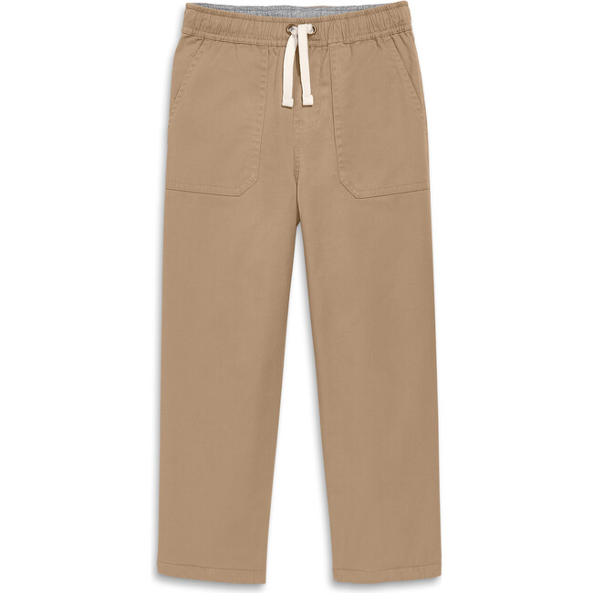 Kids Lined Stretch Chino Pocket Pant, Khaki